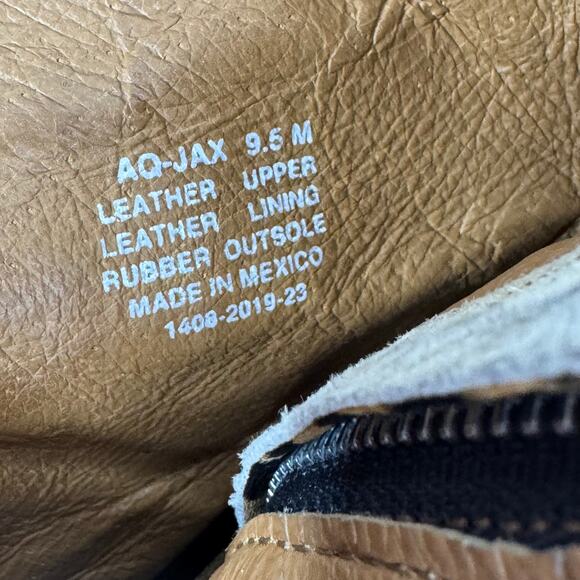 Aqua Tiger Print Jax Studded Hiker Combat Boots Lace Up Calf Hair Boho Gypsy 9.5 - Picture 5 of 7